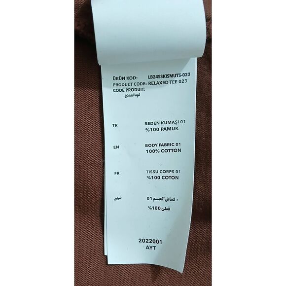 Les Benjamins world tour mens small rustic brown crewneck tshirt - Picture 8 of 8